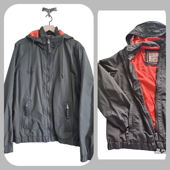 🔵 2 FOR $40 🔵 ARIZONA JEAN COMPANY LIGHTWEIGHT ZIP FRONT JACKET - Picture 1 of 9